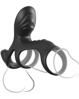 FANTASY C-RINGZ – GABBIA PER COPPIE DEFINITIVA, ANELLO VIBRANTE PER PENE MAX 19,5 CM