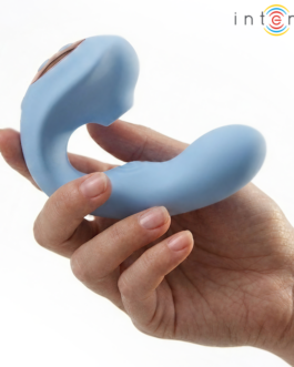 INTENSE – STIMOLATORE CLITORIDEO MULTIFUNZIONE GINA BLU