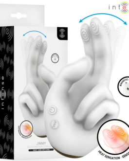 INTENSE – JIMMY STIMOLATORE MULTIFUNZIONE A FORMA DI MANO CON VIBRAZIONE E CALORE