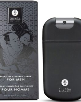 SHUNGA – SPRAY CONTROLLO DEL PIACERE PER UOMINI 20 ML