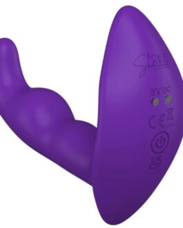 SHE.E.O – STIMOLATORE ANALE VIBRANTE ROTANTE CON TELECOMANDO VIOLA