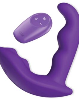 SHE.E.O – STIMOLATORE ANALE VIBRANTE ROTANTE CON TELECOMANDO VIOLA