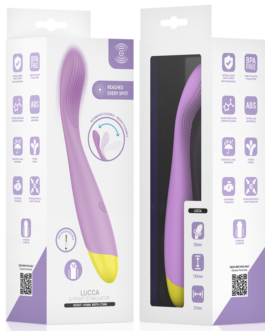 INTENSE – LUCCA STIMOLATORE DEL PUNTO G FLESSIBILE RICARICABILE TRAMITE USB