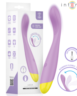 INTENSE - LUCCA STIMOLATORE DEL PUNTO G FLESSIBILE RICARICABILE TRAMITE USB