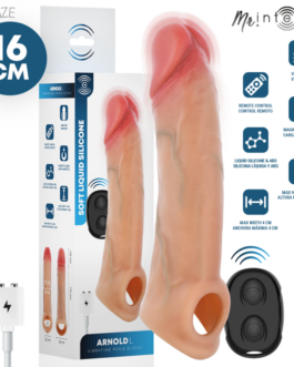 MR INTENSE – ARNOLD L VIBRATORE IN SILICONE PER PENE CON TELECOMANDO 16 CM -Ø- 4,5 CM