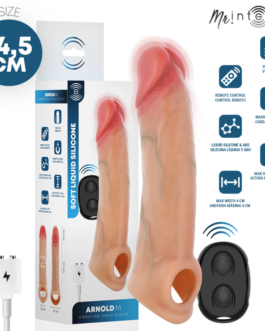 MR INTENSE – ARNOLD M VIBRATORE IN SILICONE PER PENE CON TELECOMANDO 14,5 CM -Ø- 4 CM