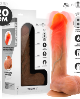 MR INTENSE – DILDO VIBRANTE LOGAN IN SILICONE CON EFFETTO CALORE E TELECOMANDO 20 CM -Ø- 4,1 CM