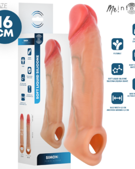 MR INTENSE – SIMON L COPRI PENE IN SILICONE 16 CM -Ø- 4,5 CM