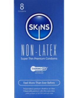 SKINS – PRESERVATIVI SENZA LATTICE, CONFEZIONE DA 8