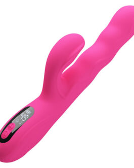 PRETTY LOVE - VIBRATORE A CONIGLIO MULTIFUNZIONE INVERNALE CON DISPLAY LED ROSA