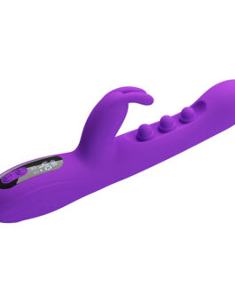 PRETTY LOVE – VIBRATORE A CONIGLIO SABIEN CON STIMOLAZIONE A PERCUSSIONE E LED VIOLA