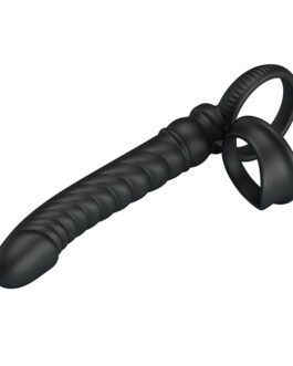 PRETTY LOVE – VIBRATORE ANALE MERRITT CON ANELLO E VIBRAZIONE NERO