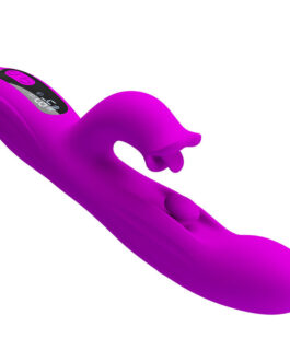 PRETTY LOVE – VIBRATORE OSCILLANTE YALANDA RABBIT CON DISPLAY LED VIOLA