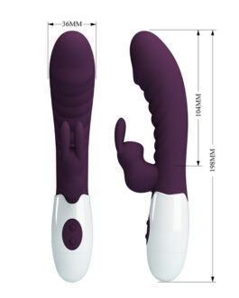 PRETTY LOVE – VIBRATORE A CONIGLIO NAUGHTY BUNNY A 30 FUNZIONI, VIOLA