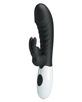 PRETTY LOVE - VIBRATORE A CONIGLIO NAUGHTY BUNNY CON 30 FUNZIONI NERO
