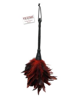 FETISH FANTASY SERIES – BLACK & RED FRISKY FEATHER TICKLER
