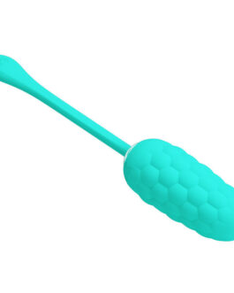 PRETTY LOVE – UOVO VIBRANTE CON TEXTURE MARINA RICARICABILE VERDE ACQUA