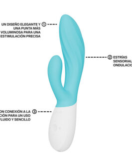 LELO – INA TWIST VIBRADOR RABBIT PUNTO G Y CLÍTORIS LAVANDA