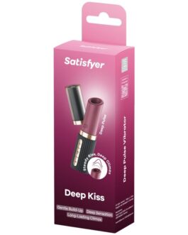 SATISFYER – DEEP KISS WAVE STIMOLATORE CLITORIDEO GRANATO / NERO