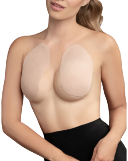 BYE-BRA – REALZADOR PECHOS + 3 PARES DE SATEN BEIGE COPA A/C