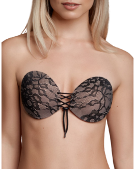BYE-BRA – SUJETADOR ADHESIVO ENTRELAZADO  BORDADO COPA A
