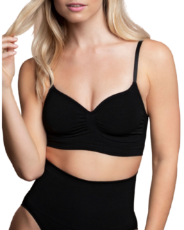 BYE-BRA – MEDIUM CONTROL SUJETADOR SIN COSTURAS NEGRO TALLA S