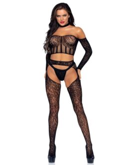 LEG AVENUE – SET TRE PEZZI TAGLIA UNICA