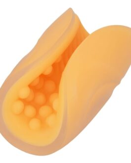 CALEXOTICS – MASTURBATORE BEADED GRIP ARANCIONE