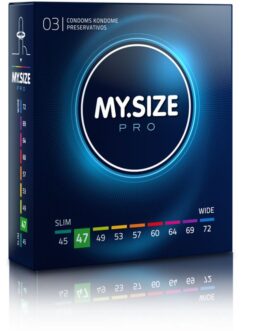 MY SIZE – PRO PRESERVATIVI 47 MM 3 UNIT