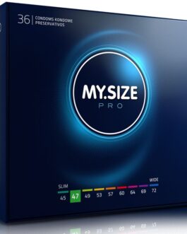 MY SIZE – PRO PRESERVATIVI 47 MM 36 UNIT