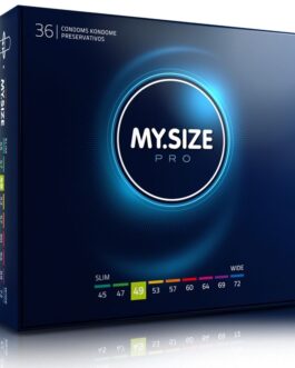 MY SIZE – PRO PRESERVATIVI 49 MM 36 UNIT