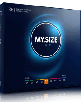 MY SIZE – PRO PRESERVATIVI 57 MM 36 UNIT