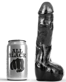 ALL BLACK - PENE ANALE REALISTICO 20 CM