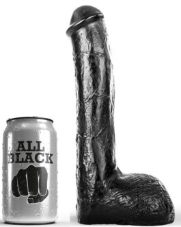 ALL BLACK - PENE ANALE REALISTICO 23 CM
