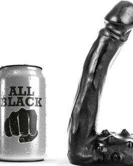 ALL BLACK – DILDO REALISTICO 19 CM