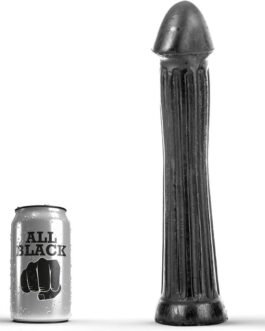 ALL BLACK – DILDO CON PLUG 31 CM