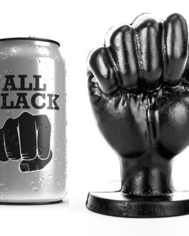 ALL BLACK – PUGNO ANALE 13 CM