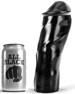 ALL BLACK - DILDO REALISTICO 20 CM