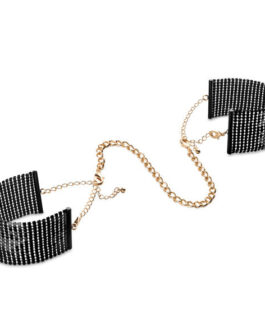 BIJOUX – DÉSIR MÉTALLIQUE MANETTE IN RETE DI METALLO NERO