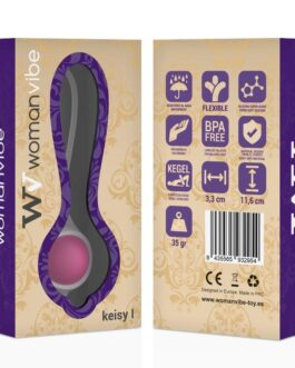 WOMANVIBE – KEISY I BALL GEISHA SILICONE – ROSA