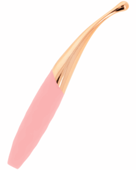 OHMAMA - STIMOLATORE CLITORIDE RICARICABILE 36 MODALITÀ ROSA-ORO ROSA