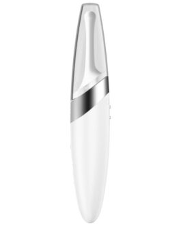 SATISFYER – VIBRATORE CON PUNTA CLIT TWIRLING DELIGHT BIANCO