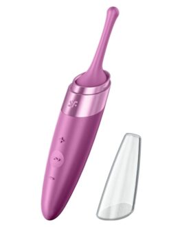 SATISFYER – VIBRATORE CON PUNTA CLIT TWIRLING DELIGHT VIOLA