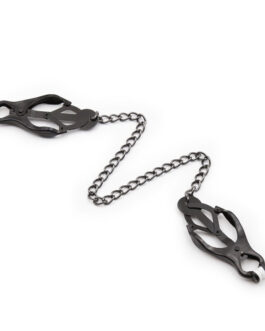OHMAMA FETISH – Pinze per capezzoli giapponesi con catena nera