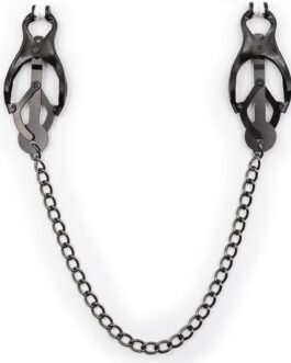 OHMAMA FETISH – Pinze per capezzoli giapponesi con catena nera