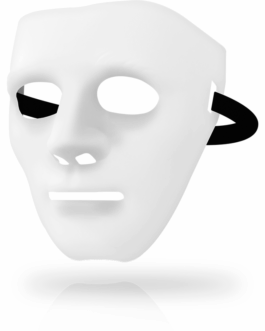 OHMAMA – MASCHERINE MASCHERA BIANCA TAGLIA UNICA