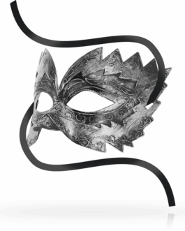 OHMAMA – MASCHERE ANTIZAZ STILE VENEZIANO ARGENTO