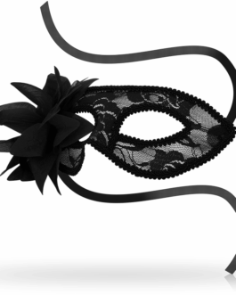 OHMAMA – MASCHERE MASCHERE IN PIZZO NERO E FIORI