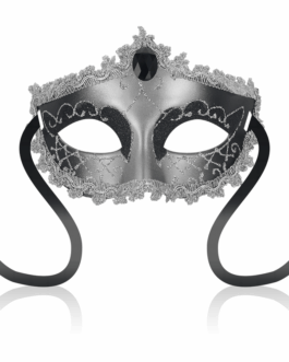 OHMAMA – MASCHERE MASCHERA NERA DIAMOND GRIGIA