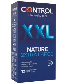 CONTROL – NATURE 2 PRESERVATIVI XTRA LARGE XXL – 12 UNITÀ